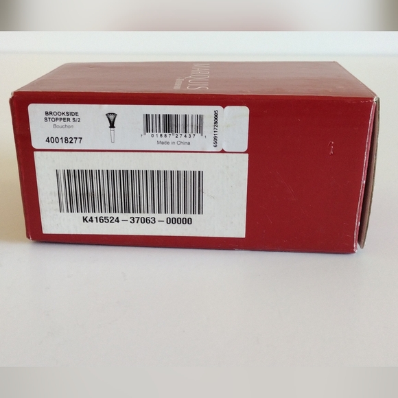 Never Used in Box Marquis by Waterford Brookside Green Red Wine Stoppers Vintage - Picture 9 of 16